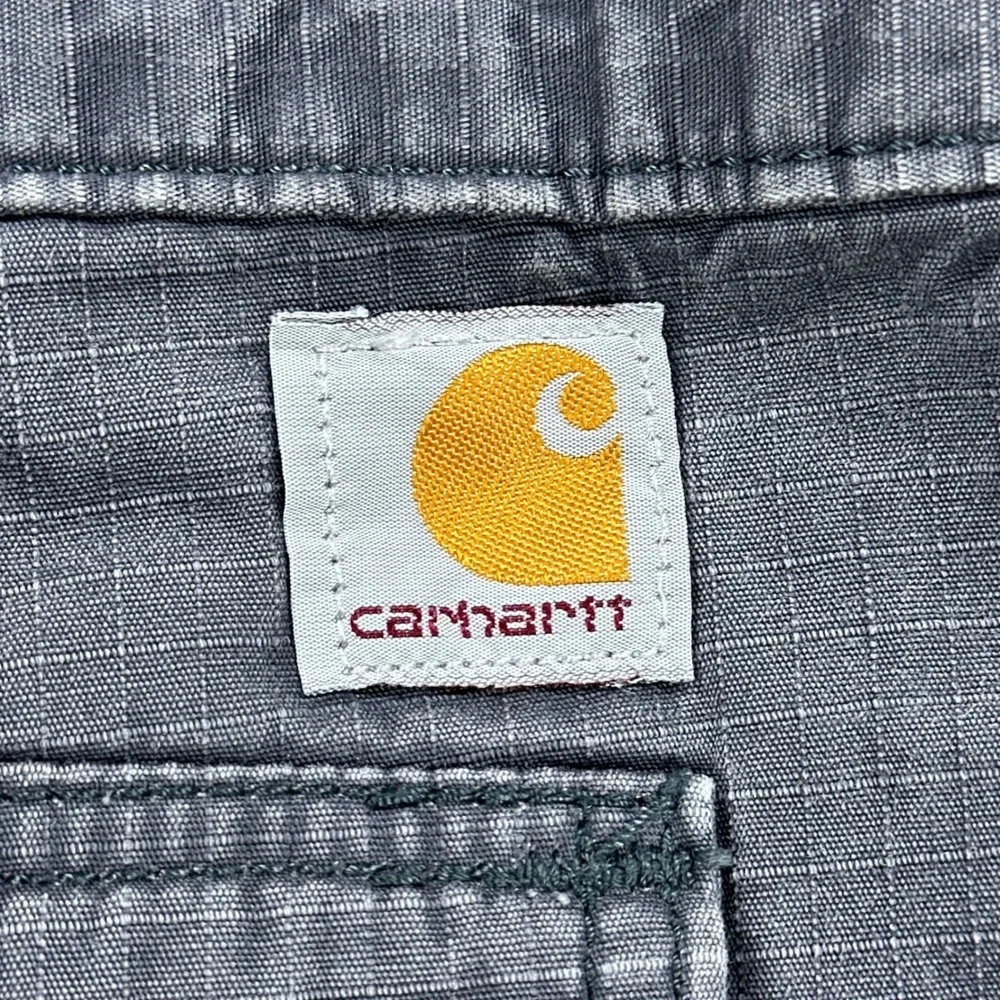 Carhartt Cargo Shorts Mens 38 Gray Force Relaxed Fit Ripstop Workwear Outdoors